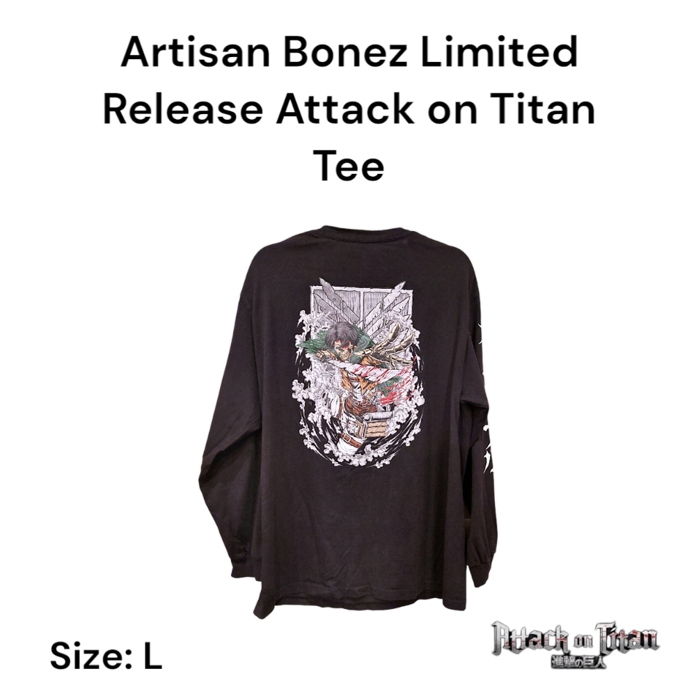Artisan Bonez Limited Release Attack on Titan Longsleeve